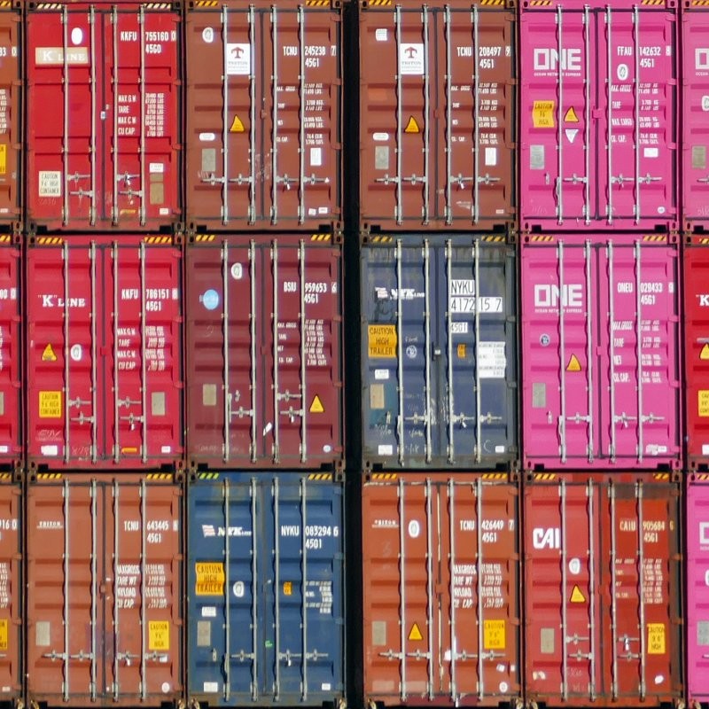 Transport Container, multimodale Logistik